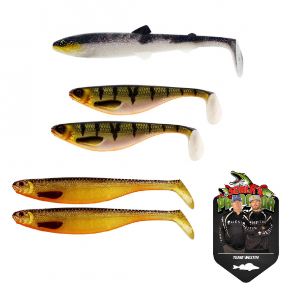 Team Westin PredatorFight Bait Kit Zander in der Gruppe Köder / Köder Sets / Köder Sets Zander bei Sportfiskeprylar.se (PF20TWESTINGOS1)