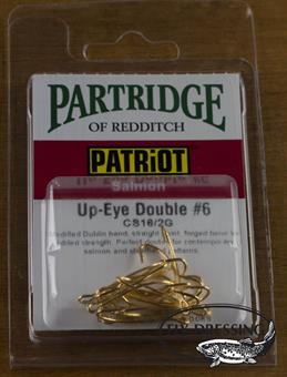 Partridge Patriot Double Up-Eye Gold 10-Pack in der Gruppe Haken & Zubehör / Haken / Fliegenbindenhaken bei Sportfiskeprylar.se (PH-CS16U-2G-12r)