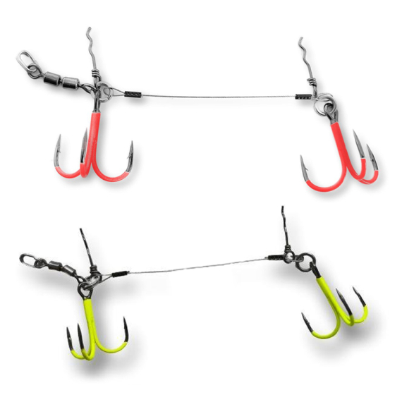 Pikecraft Double Swivel Stinger Kit XL 2/0 UV in der Gruppe Haken & Zubehör / Stinger & Stinger Zubehör / Stingers bei Sportfiskeprylar.se (PIKECRAFT1091r)
