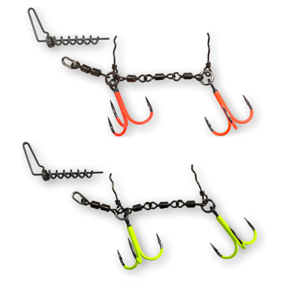 Pikecraft Swivel Stinger Kit L 1/0 UV in der Gruppe Haken & Zubehör / Stinger & Stinger Zubehör / Stingers bei Sportfiskeprylar.se (PIKECRAFT1168r)