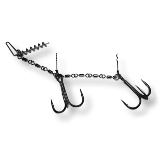 Pikecraft XXXL Swivel Stinger Kit 5/0 in der Gruppe Haken & Zubehör / Stinger & Stinger Zubehör / Stingers bei Sportfiskeprylar.se (PIKECRAFT1237)