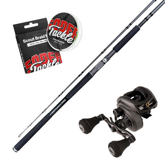Eastfield Instrument Pike Trophy Casting Combo 8\'6\'\' -350g in der Gruppe Angelsets / Baitcast Sets / Baitcast Set Hecht bei Sportfiskeprylar.se (PIKETROPHYCOMBO)