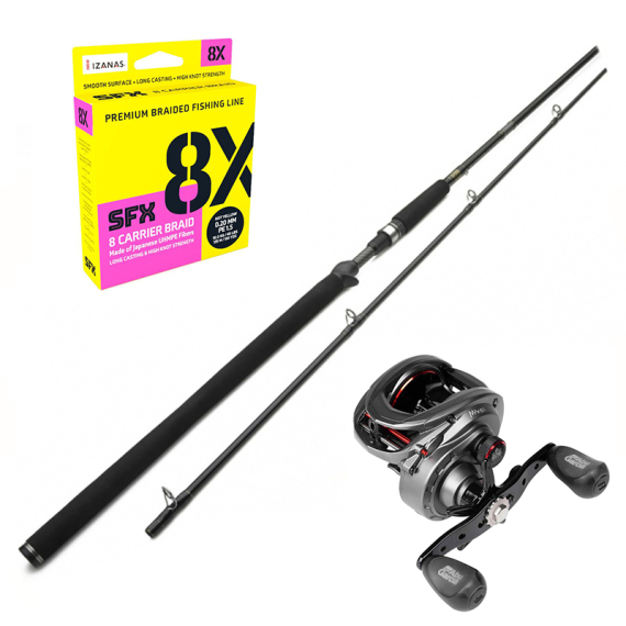 Westin W3 Powercast-T 8\'3\'\'40-130g Abu Garci Max Combo in der Gruppe Angelsets / Baitcast Sets / Baitcast Set Hecht bei Sportfiskeprylar.se (POWERCASTMAXCOMBO)