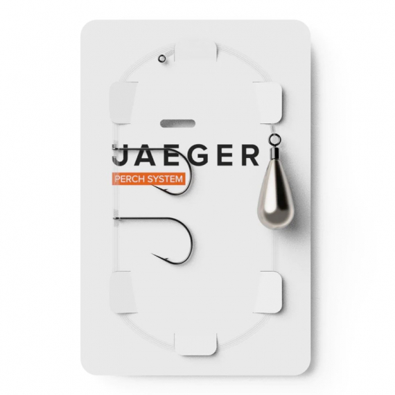  Jaeger Drop-Shot Rig (2 Hooks) in der Gruppe Haken & Zubehör / Vorgefertigte Rigs / Fertige Barsch-Rigs bei Sportfiskeprylar.se (PRC-DRO-1)