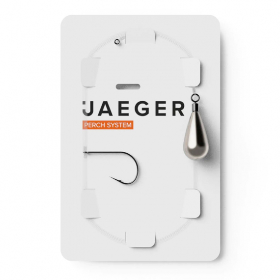 Jaeger Drop-Shot Rig (1 Hook) in der Gruppe Haken & Zubehör / Vorgefertigte Rigs / Fertige Barsch-Rigs bei Sportfiskeprylar.se (PRC-DRO-2)