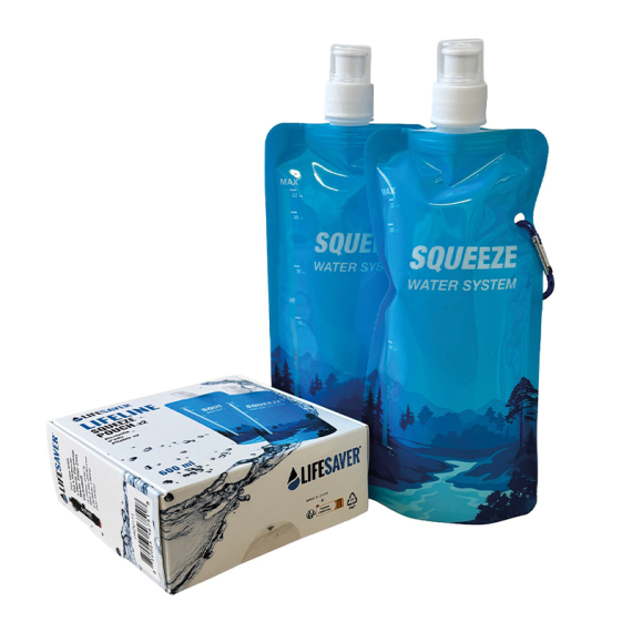 LifeSaver Lifeline Squeeze Pouch 2 pack in der Gruppe Outdoor / Andere Outdoor-Ausrüstung / Wasserfilter und -reiniger bei Sportfiskeprylar.se (PRD0171)