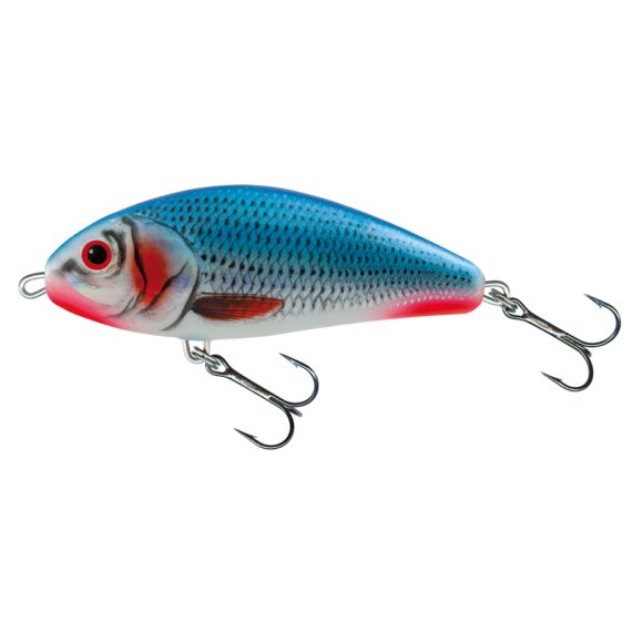 Salmo Fatso 10cm, 48g Floating - Bleeding Blue Shad in der Gruppe Köder / Jerkbaits bei Sportfiskeprylar.se (QFA045)