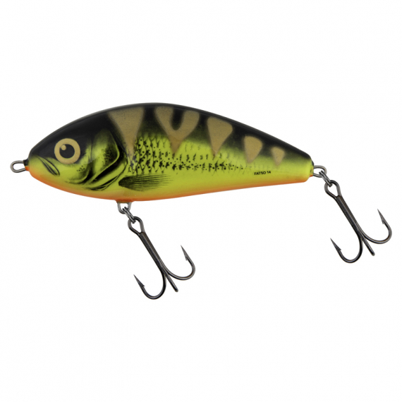 Salmo Fatso 14F - Mat Tiger in der Gruppe Köder / Jerkbaits bei Sportfiskeprylar.se (QFA078)