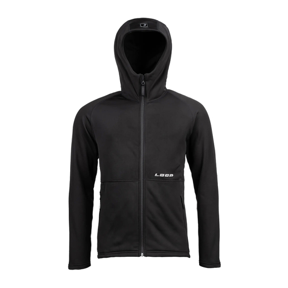 Loop Rosto 2.0 Full Zip Hoodie Soft Black in der Gruppe Kleidung & Schuhe / Kleidung / Pullover / Hoodies bei Sportfiskeprylar.se (R2FZHB-2XLr)