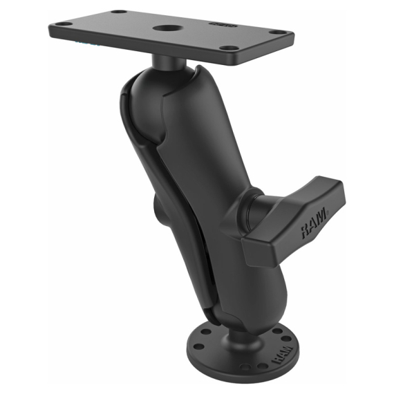 RAM 1.5\'\' Ball Mount with 2.5\'\' Round Base & 2\'\' x 4\'\' in der Gruppe Technik & Boot / Bootszubehör / Marine Mounts / Fischfinder Halterung bei Sportfiskeprylar.se (RAM-202-24-202)