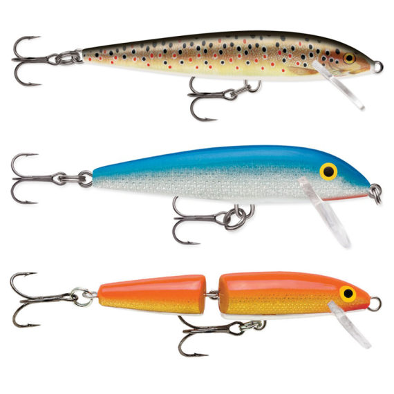 Rapala Forellenköder-Paket 9 cm in der Gruppe Köder / Köder Sets / Köder Sets Forelle & Putntake bei Sportfiskeprylar.se (RAPALATROUTPACK9cm)