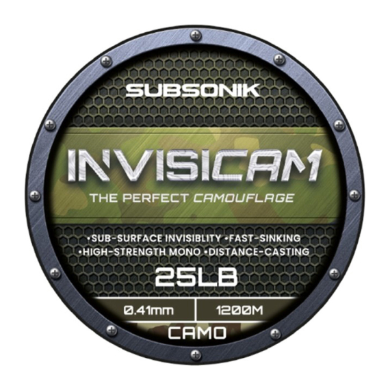 Sonik Subsonik Invisicam Mono 1200m in der Gruppe Schnüre / Specimen lines bei Sportfiskeprylar.se (RC0046r)