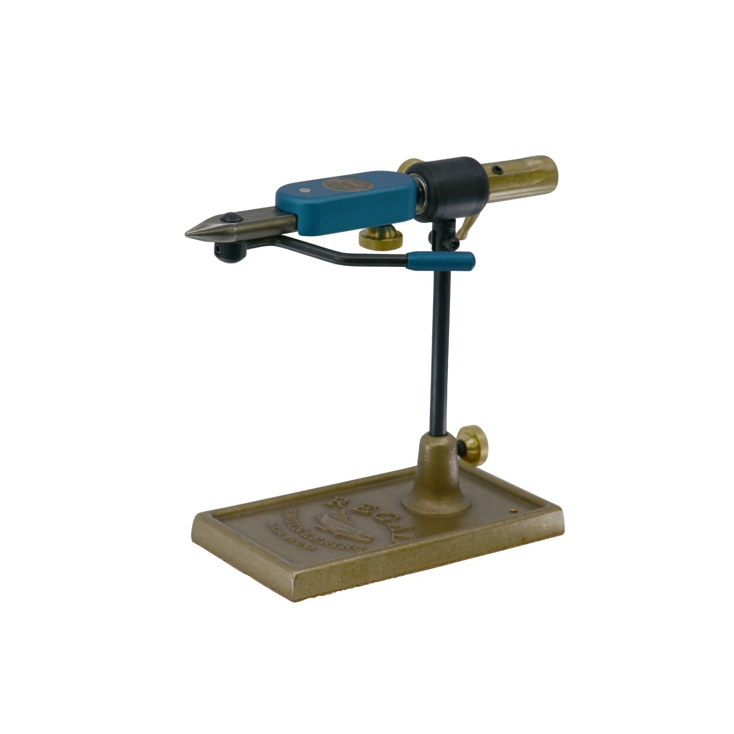 Regal Revolution Series Vise - Stainless Steel Head/Bronze Traditional Base in der Gruppe Haken & Zubehör / Fliegenbinden / Bindestock bei Sportfiskeprylar.se (REG-200-40T)