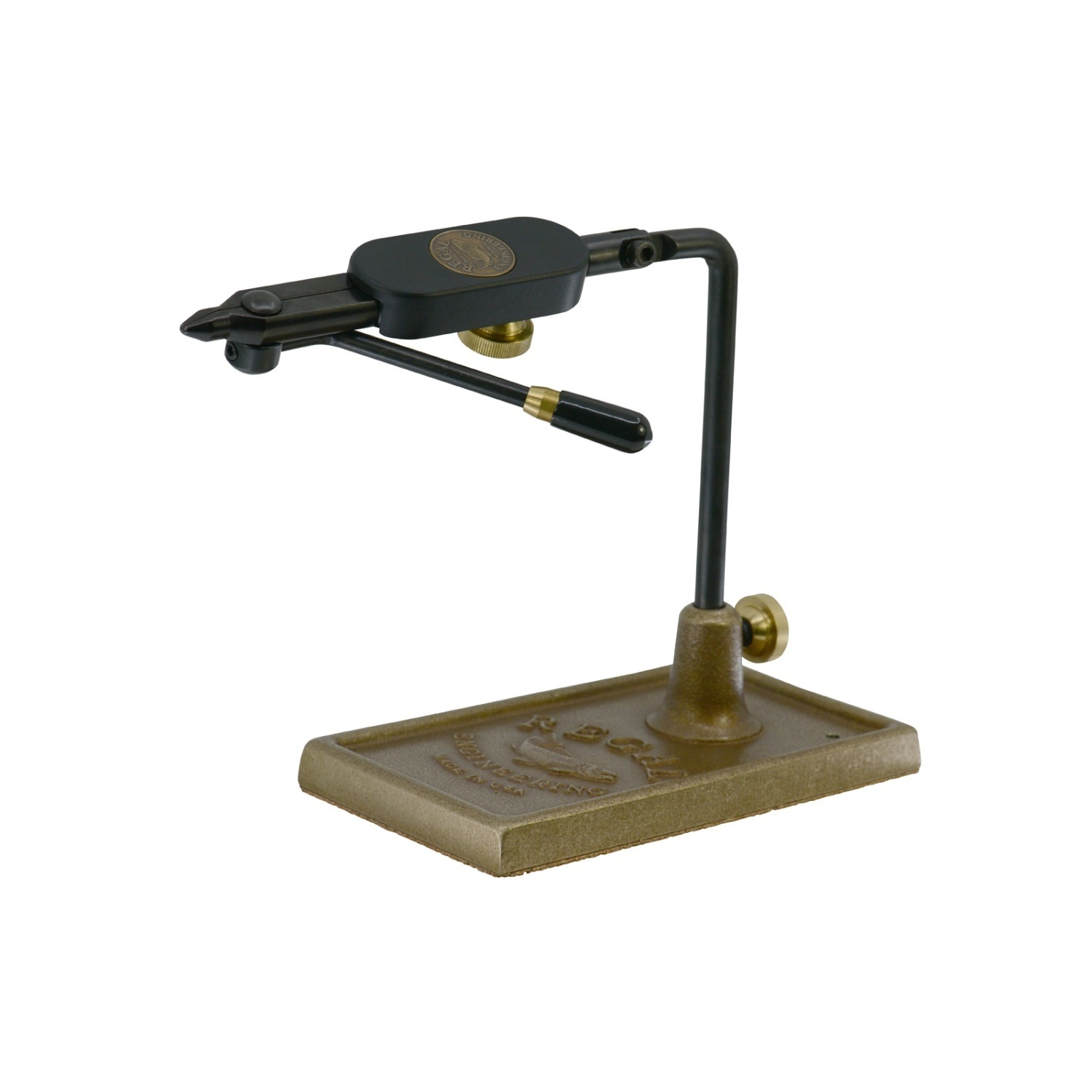 Regal Medallion Series Vise - Midge Jaws/Bronze Traditional Base in der Gruppe Haken & Zubehör / Fliegenbinden / Bindestock bei Sportfiskeprylar.se (REG-RPBM-8T)