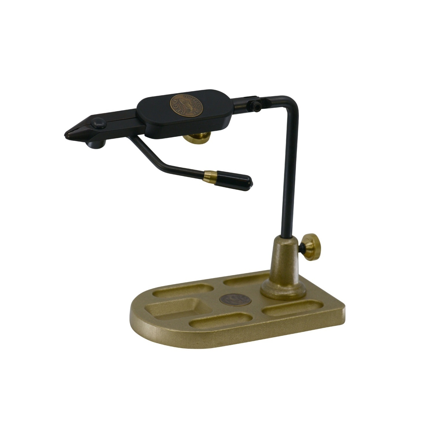 Regal Medallion Series Vise - Monster Jaws/Bronze Pocket Base in der Gruppe Haken & Zubehör / Fliegenbinden / Bindestock bei Sportfiskeprylar.se (REG-RPBMX-80P)