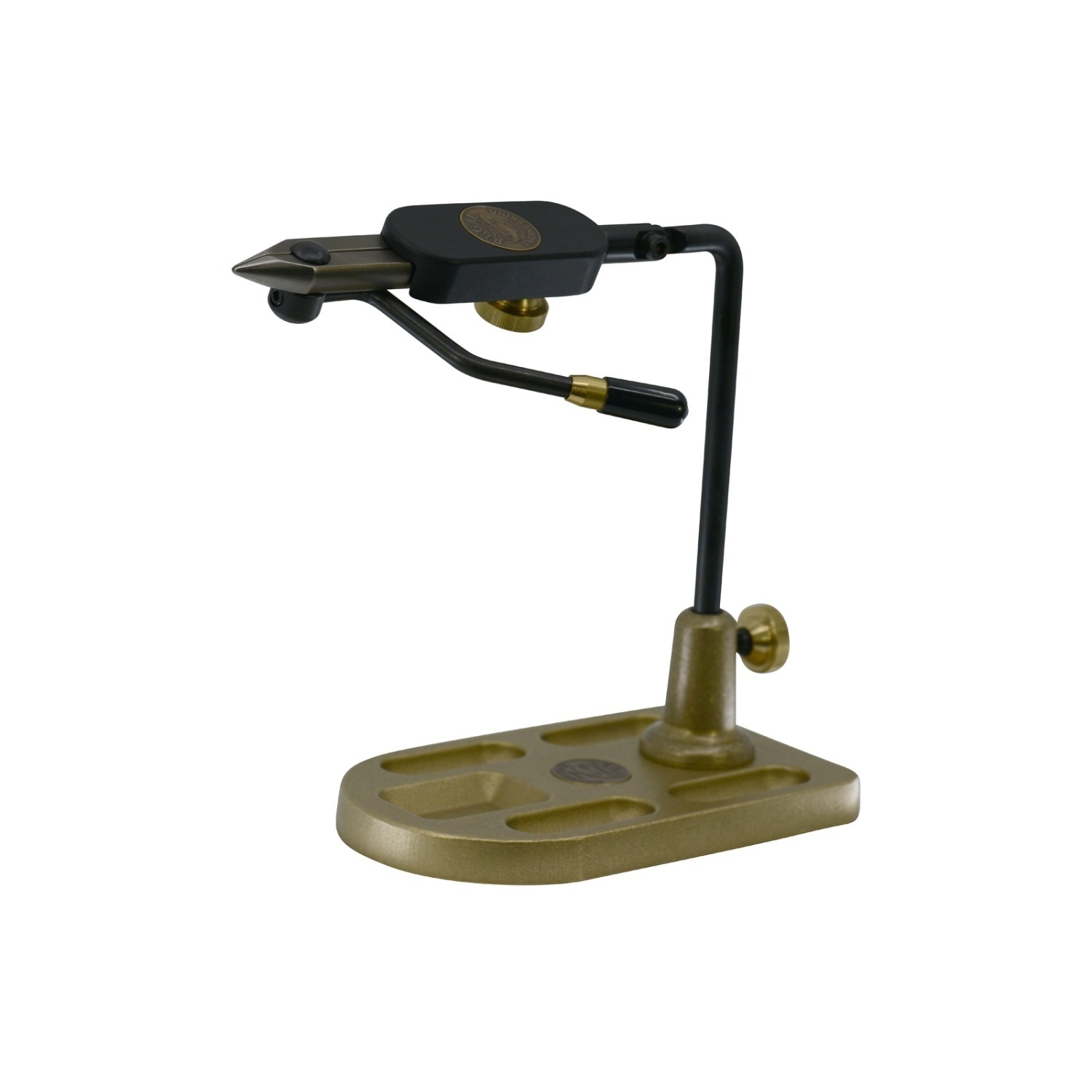 Regal Medallion Series Vise - Stainless Steel Jaws/Bronze Pocket Base in der Gruppe Haken & Zubehör / Fliegenbinden / Bindestock bei Sportfiskeprylar.se (REG-STNSBMM-40P)