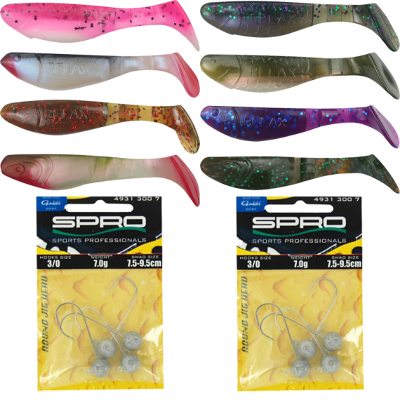 Relax Kopyto Perch Set in der Gruppe Köder / Köder Sets / Köder Sets Barsch bei Sportfiskeprylar.se (RELAXJIGGSET)