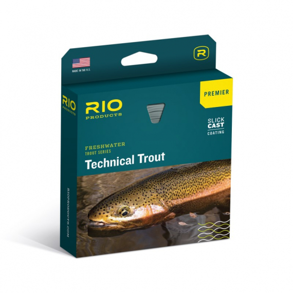 RIO Premier Technical Trout Sky Blue/Peach in der Gruppe Schnüre / Fliegenschnüre / Einhand bei Sportfiskeprylar.se (RP19261r)