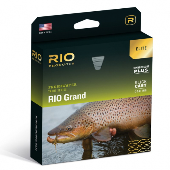 RIO Elite Grand Green/Yellow/Gray in der Gruppe Schnüre / Fliegenschnüre / Einhand bei Sportfiskeprylar.se (RP19273r)