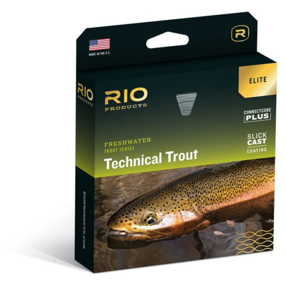 RIO Elite Technical Trout Sky Blue/Peach/Gray in der Gruppe Schnüre / Fliegenschnüre / Einhand bei Sportfiskeprylar.se (RP19278r)
