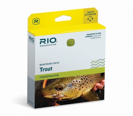RIO Mainstream Sinktip Brown/Lemon Green in der Gruppe Schnüre / Fliegenschnüre / Einhand bei Sportfiskeprylar.se (RP20831r)