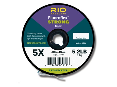 Rio Fluoroflex Strong Tippet 27,4m in der Gruppe Angelmethoden / Fliegenfischen / Vorfächer & Vorfachmaterial / Vorfachmaterial Fliegenfischen bei Sportfiskeprylar.se (RP22442r)