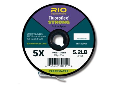 Rio Fluoroflex Strong Tippet 91m in der Gruppe Angelmethoden / Fliegenfischen / Vorfächer & Vorfachmaterial / Vorfachmaterial Fliegenfischen bei Sportfiskeprylar.se (RP22454r)