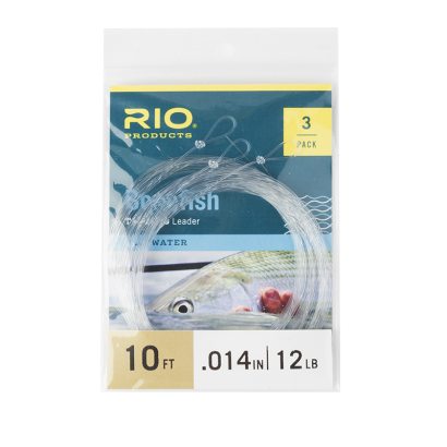 RIO Bonefish Leader 10ft 0,30mm/5 kg 3-pack in der Gruppe Haken & Zubehör / Vorfächer & Vorfachmaterial bei Sportfiskeprylar.se (RP24258)