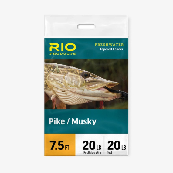 Rio Pike/Musky Leader 7,5ft in der Gruppe Angelmethoden / Fliegenfischen / Vorfächer & Vorfachmaterial / Fertige Fliegenvorfächer / Tapered Vorfächer bei Sportfiskeprylar.se (RP24666r)