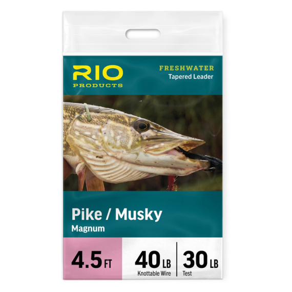 Rio Pike/Musky Stealth Leader 6ft in der Gruppe Angelmethoden / Fliegenfischen / Vorfächer & Vorfachmaterial / Fertige Fliegenvorfächer / Tapered Vorfächer bei Sportfiskeprylar.se (RP24668r)