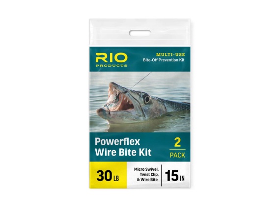 Rio Powerflex Wire Bites Leader Swivel And Twist Clip in der Gruppe Angelmethoden / Fliegenfischen / Vorfächer & Vorfachmaterial / Vorfachmaterial Fliegenfischen bei Sportfiskeprylar.se (RP26012r)