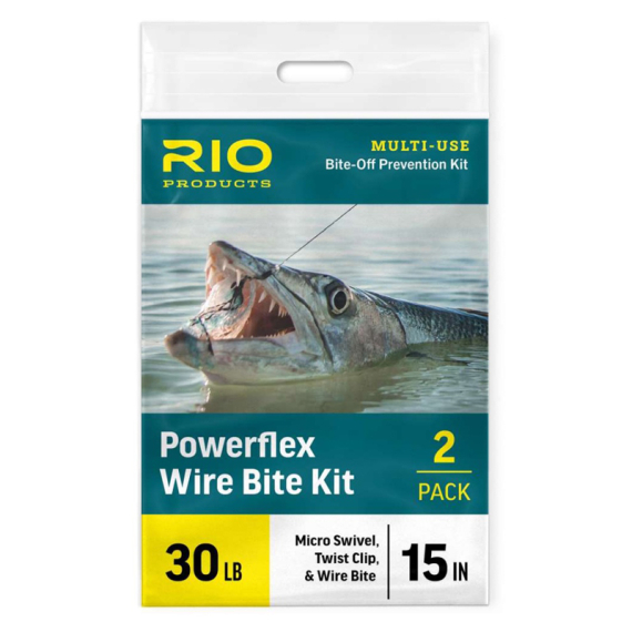 Rio Powerflex Wire Bites Leader Swivel And Twist Clip in der Gruppe Angelmethoden / Fliegenfischen / Vorfächer & Vorfachmaterial / Vorfachmaterial Fliegenfischen bei Sportfiskeprylar.se (RP26012r)