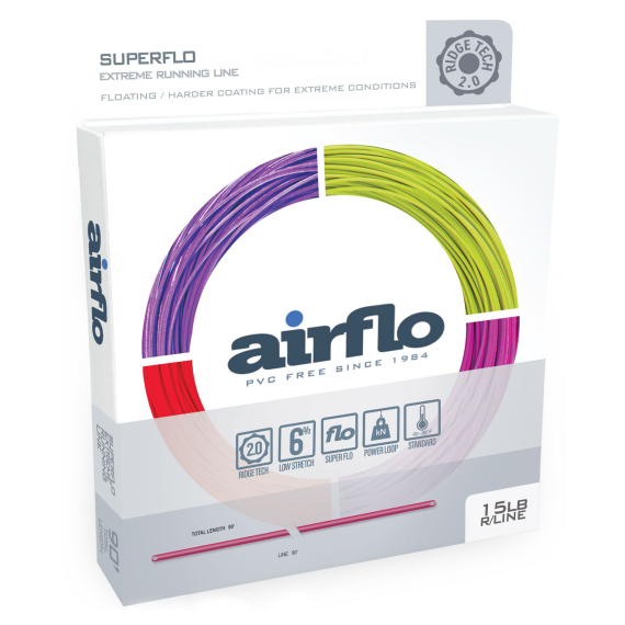 Airflo Superflo Ridge 2.0 Extreme Running Line in der Gruppe Schnüre / Fliegenschnüre / Running lines bei Sportfiskeprylar.se (RSF-EX-RLF-15LB-Lir)