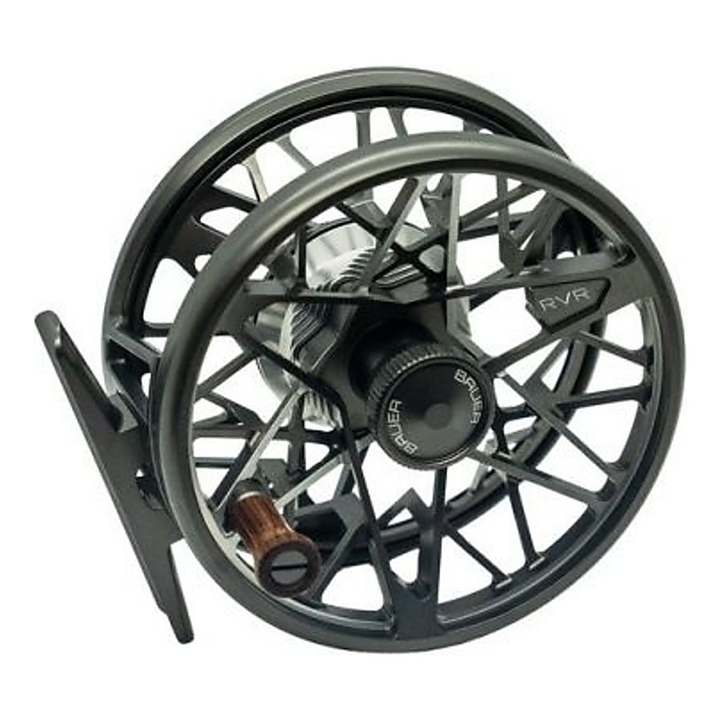 Bauer RVR Charcoal/Silver/Anodize Fly Reel - # 6/7
