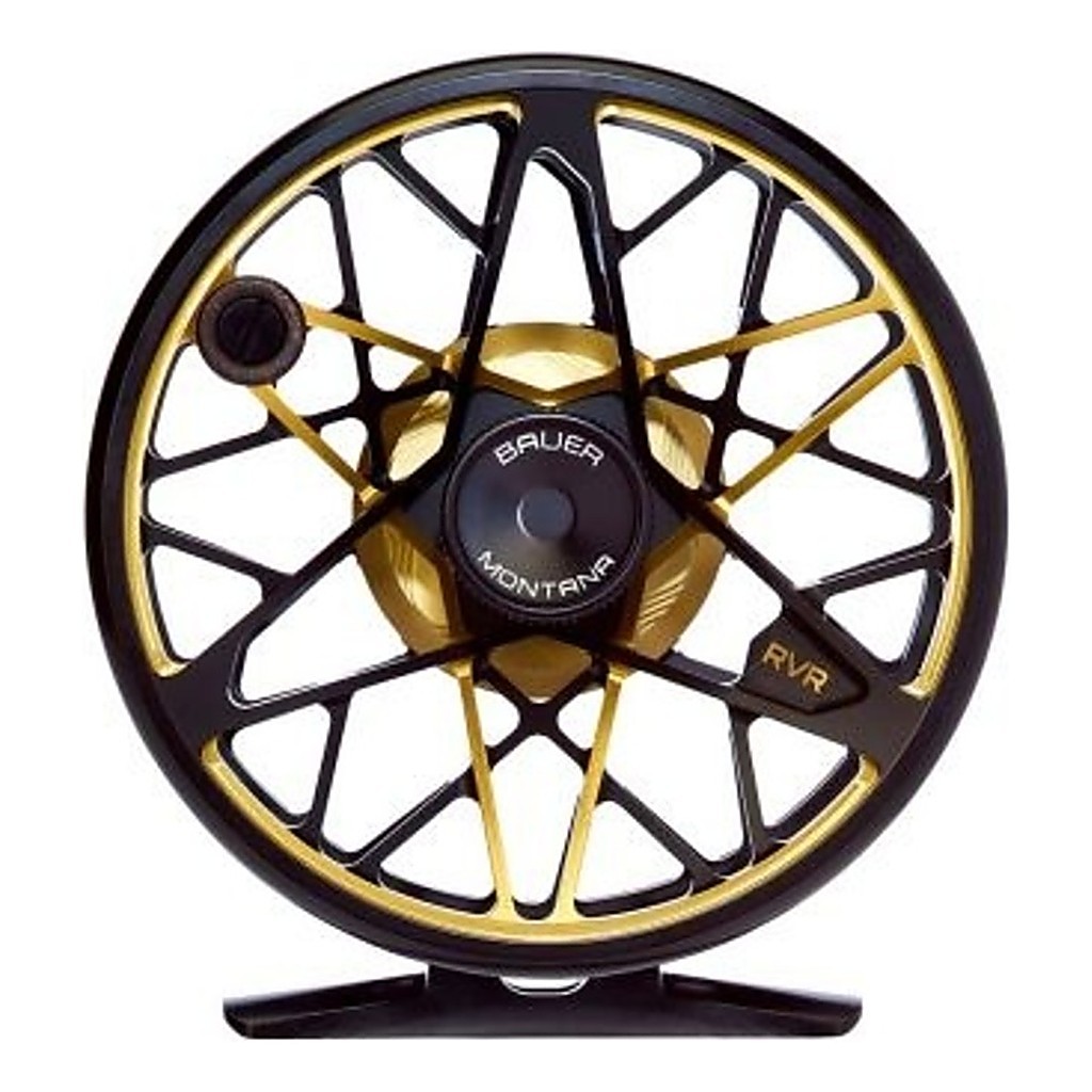 Bauer RVR Black/Gold/Anodize Fly Reel - # 6/7