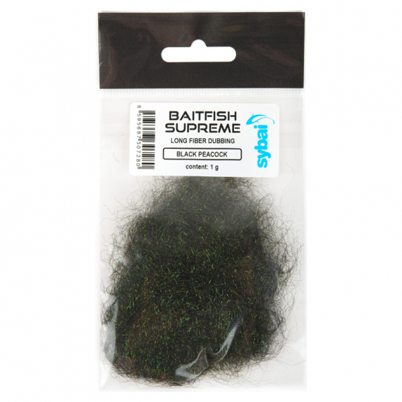 Baitfish Supreme - Black Peacock in der Gruppe Haken & Zubehör / Fliegenbinden / Fliegenbindematerial / Dubbing bei Sportfiskeprylar.se (S-273096)