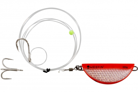 Westin Halibut Anti Twist Rig 450 g Orange Flash in der Gruppe Köder / Köder für das Meeresangeln / Hackle & Meeresangeln Rigs bei Sportfiskeprylar.se (S082-306-088)