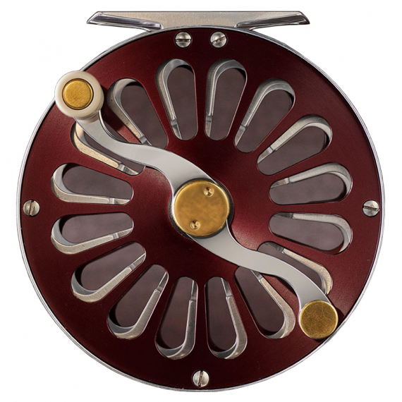 Frödin SALAR Fly Reel Burgundy in der Gruppe Angelrollen / Fliegenrollen & Zusätzliche Spule / Fliegenrollen bei Sportfiskeprylar.se (SAR-004r)