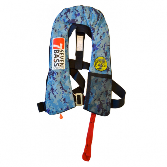 Seven Bass Life Jacket Legacy 150N Ocean Camo Sportfishtackle.de