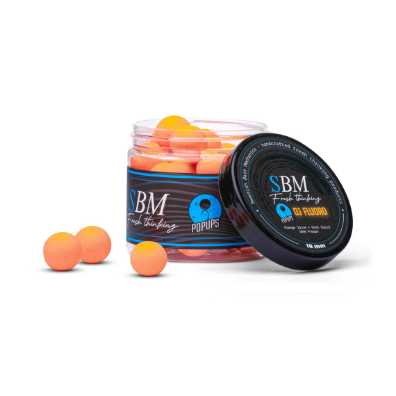 SBM Popups - OJ Fluoro, 15mm in der Gruppe Köder / Boilies, Baits & Groundbait / Popups & Wafters bei Sportfiskeprylar.se (SBM-OJ-FL-P-15MM)