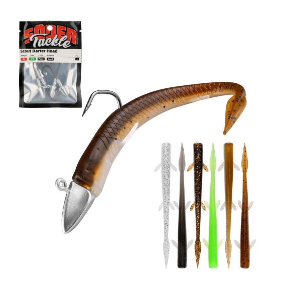 Scout Darter 11cm Jigging Set in der Gruppe Köder / Köder Sets / Köder Sets Barsch bei Sportfiskeprylar.se (SCOUTDARTER11SET)