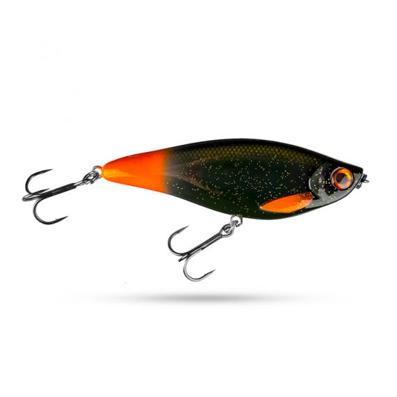 Scout Swimmer 12,5cm 67g Slow Sink - Motoroil Hottail in der Gruppe Köder / Swimbaits / Hartplastik Swimbaits bei Sportfiskeprylar.se (SCSWSS125-21)