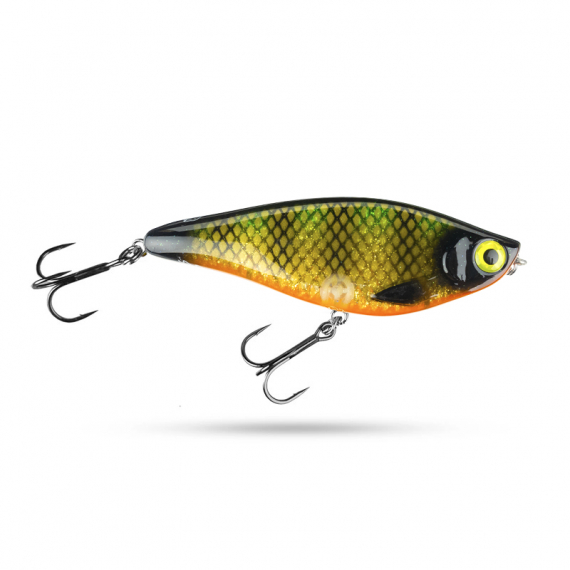 Scout Swimmer 140mm 105g Slow Sink - Black head Perch in der Gruppe Köder / Swimbaits / Hartplastik Swimbaits bei Sportfiskeprylar.se (SCSWSS14-37)