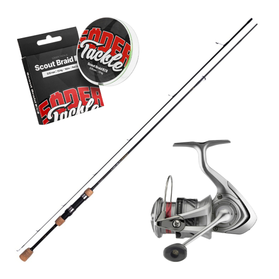 Mikado Sensual N.G. Ultra Light Spin 235cm 7\'8\'\' 2-14g Combo in der Gruppe Angelsets / Spinning Sets / Barsch Spinning Combo bei Sportfiskeprylar.se (SENSUALLIGHTCROSSFIRE)