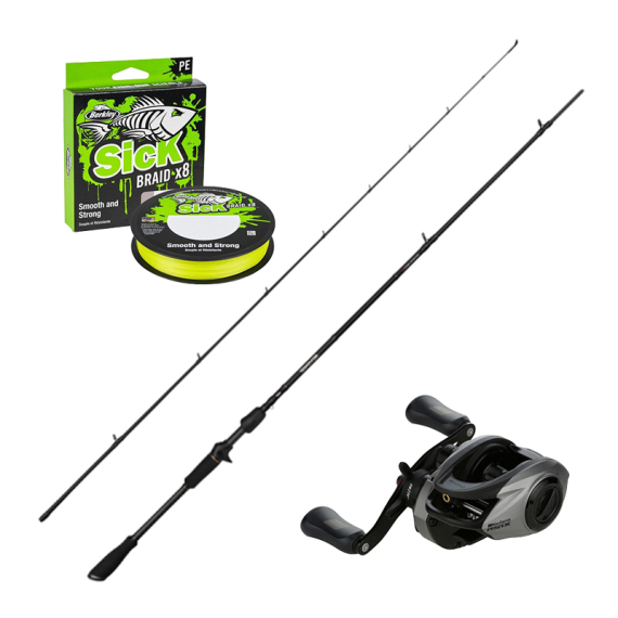 Savage Gear Revenge SG2 Light Game 6\'1\'\' 7-22g Casting Combo in der Gruppe Angelsets / Baitcast Sets / Baitcast Sets Barsch bei Sportfiskeprylar.se (SG2LIGHTGAMECASTCOMBO)