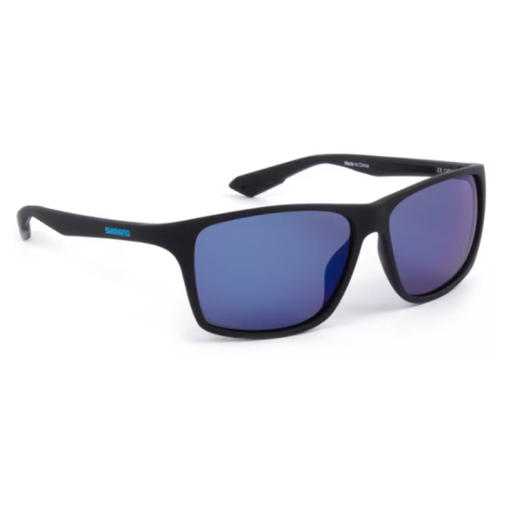 Shimano Eyewear - Matte Black & Blue Mirror in der Gruppe Kleidung & Schuhe / Sonnenbrillen / Polarisierte Sonnenbrillen bei Sportfiskeprylar.se (SHMGFMBBM)