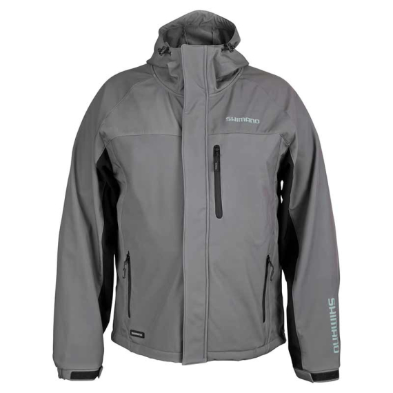 Shimano Soft Shell Jacket Grey in der Gruppe Kleidung & Schuhe / Kleidung / Jacken / Shell-Jacken bei Sportfiskeprylar.se (SHSSJGYLr)
