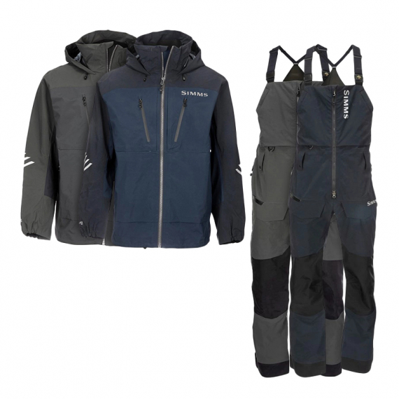 Simms ProDry Gore-Tex Carbon/Admiral Blue Suit in der Gruppe Kleidung & Schuhe / Kleidung / Kleidung Sets & Komplettanzüge bei Sportfiskeprylar.se (SIMMSPRODRYSET2020)