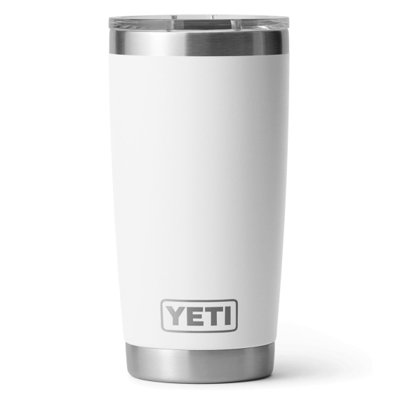 YETI Rambler 20 Oz Tumbler White in der Gruppe Outdoor / Campingküchen & Utensilien / Thermosflaschen / Thermobecher bei Sportfiskeprylar.se (SKU-0305-WHI)