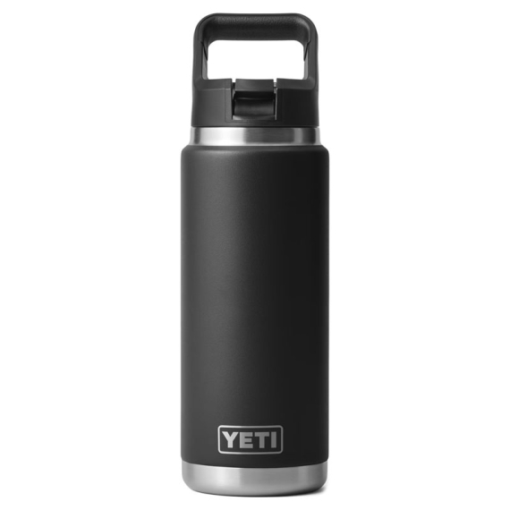 Yeti Rambler 26 Oz Straw Bottle - Black in der Gruppe Outdoor / Campingküchen & Utensilien / Thermosflaschen / Thermobecher bei Sportfiskeprylar.se (SKU-0319-BLK)